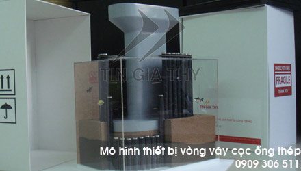 Mô hình vòng vây cọc ống thép