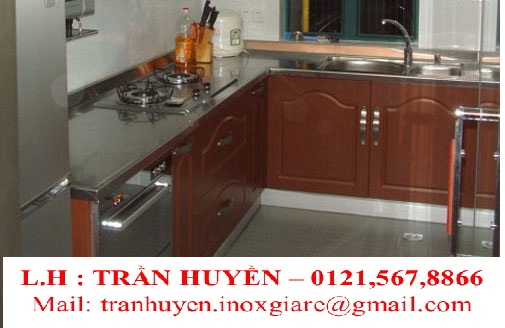 Tủ bếp inox