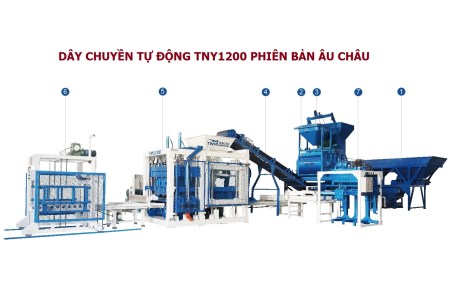 Máy sản xuất ngói, tấm bê tông