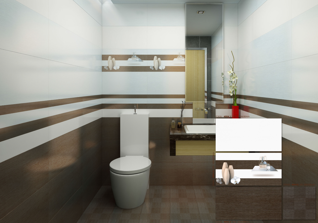 Gạch ốp tường men bóng
