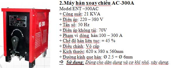 Máy hàn Trung Thắng