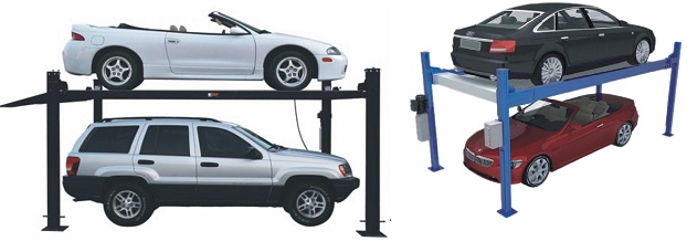 Hệ thống đỗ xe 2 tầng 4 trụ