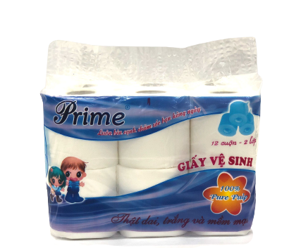 Giấy vệ sinh 12 cuộn 2 lớp