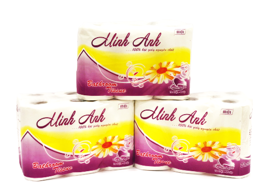 Giấy vệ sinh Minh Anh 12 cuộn 2 lớp