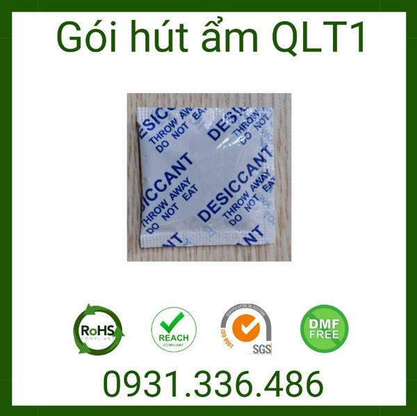Gói hút ẩm clay 2g vỏ nilon trắng mờ