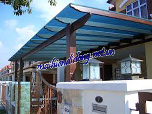 Mái hiên biệt thự sân vườn