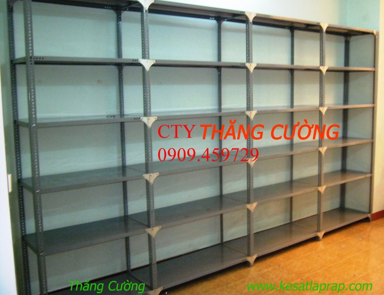 Kệ sắt V lỗ đa năng