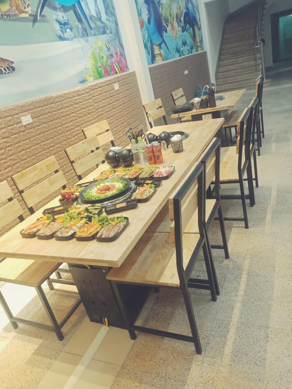 Bếp lẩu, nướng không khói