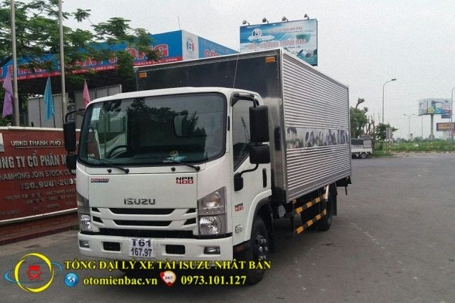 Xe tải ISUZU 3,5 tấn thùng kín NPR85KE4