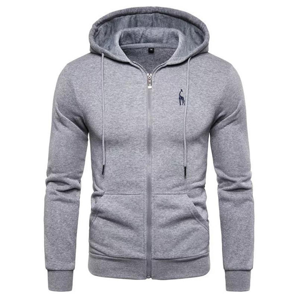 Áo Hoodies dây kéo form chuẩn vải da cá
