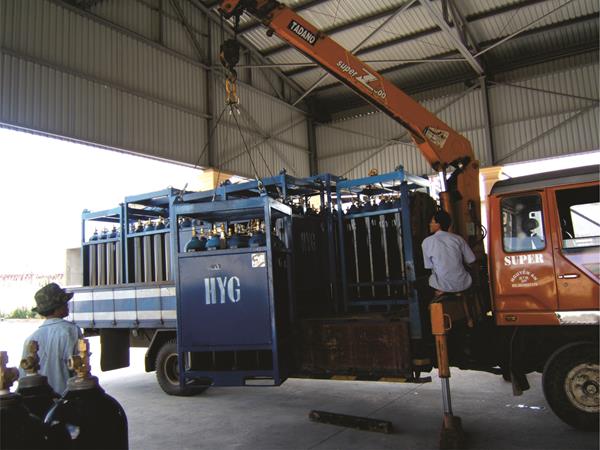Xe chở rack chuyên dụng