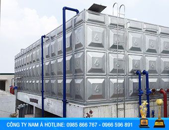 Bể nước Inox lắp ghép