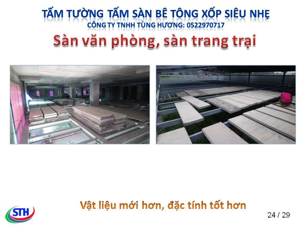 Bê tông xốp Tùng Hương
