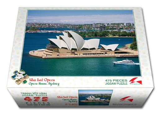 Xếp hình 475 mảnh nhà hát opera