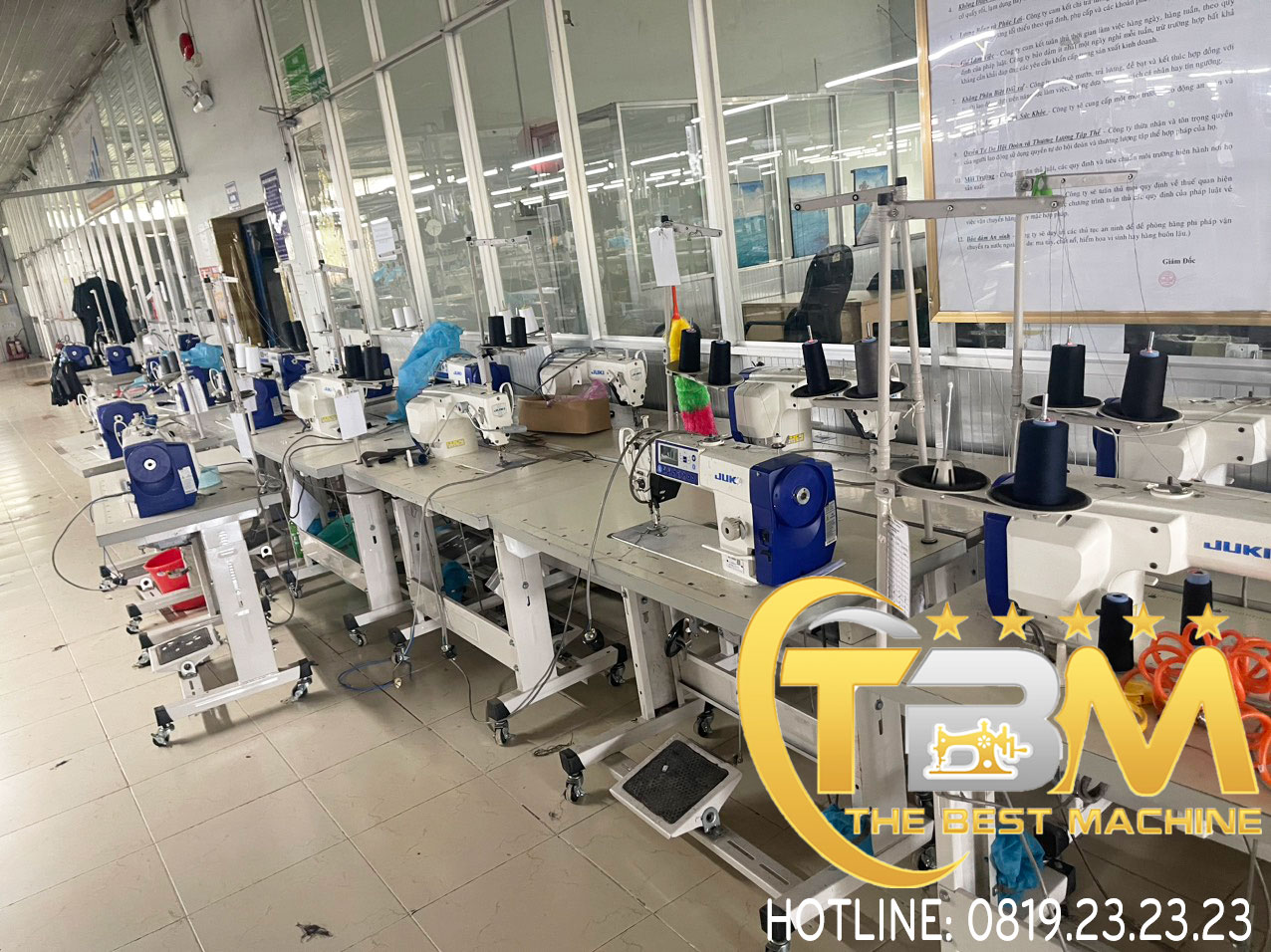 Thu mua, thanh lý máy móc ngành may