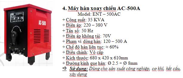 Máy hàn Trung Thắng