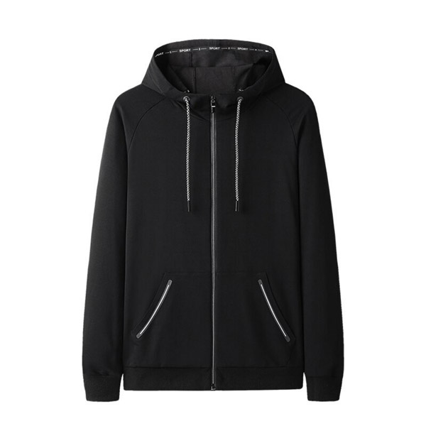 Áo Hoodies dây kéo vải da cá
