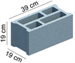 Gạch 4 lỗ 3 vách