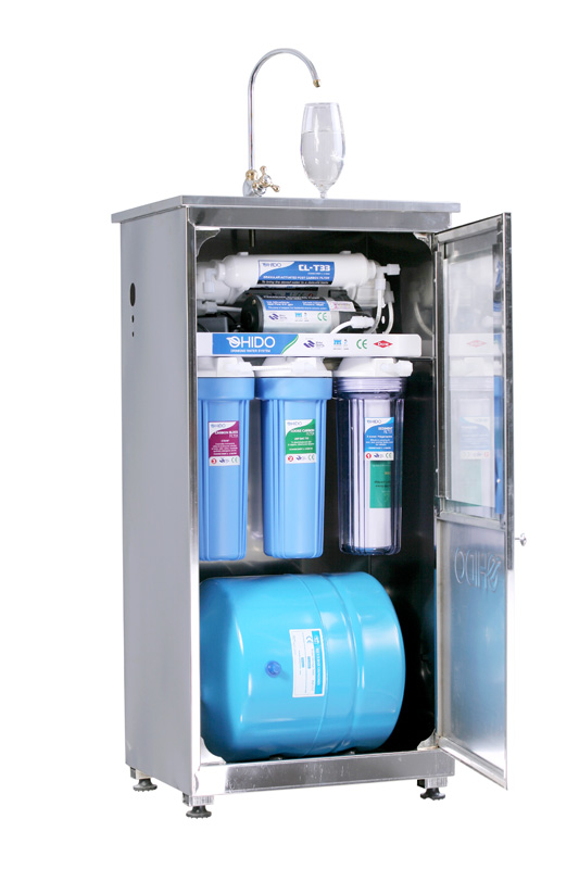 Máy lọc nước Ohido có vỏ