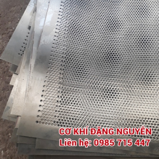 Tấm inox đột lỗ