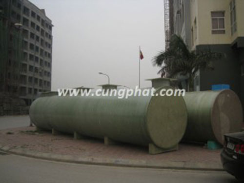 Bồn tự hoại FRP 50-250 người dùng