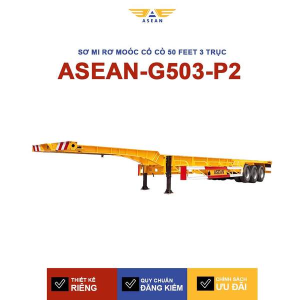 Sơ mi rơ moóc cổ cò 50 feet 3 trục-ASEAN-G503-P2