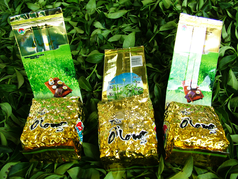 Chè Ô Long hút chân không