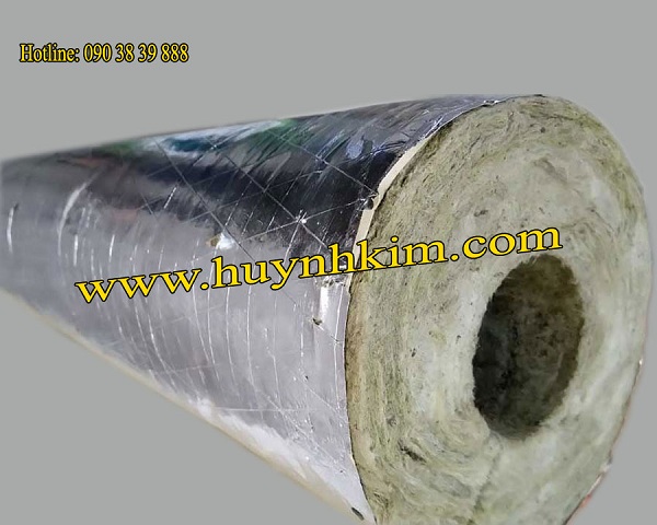 Bông khoáng ống giấy bạc