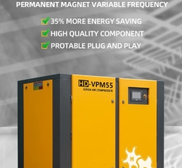 Máy nén khí Hande 55KW (75HP) tiết kiệm năng lượng