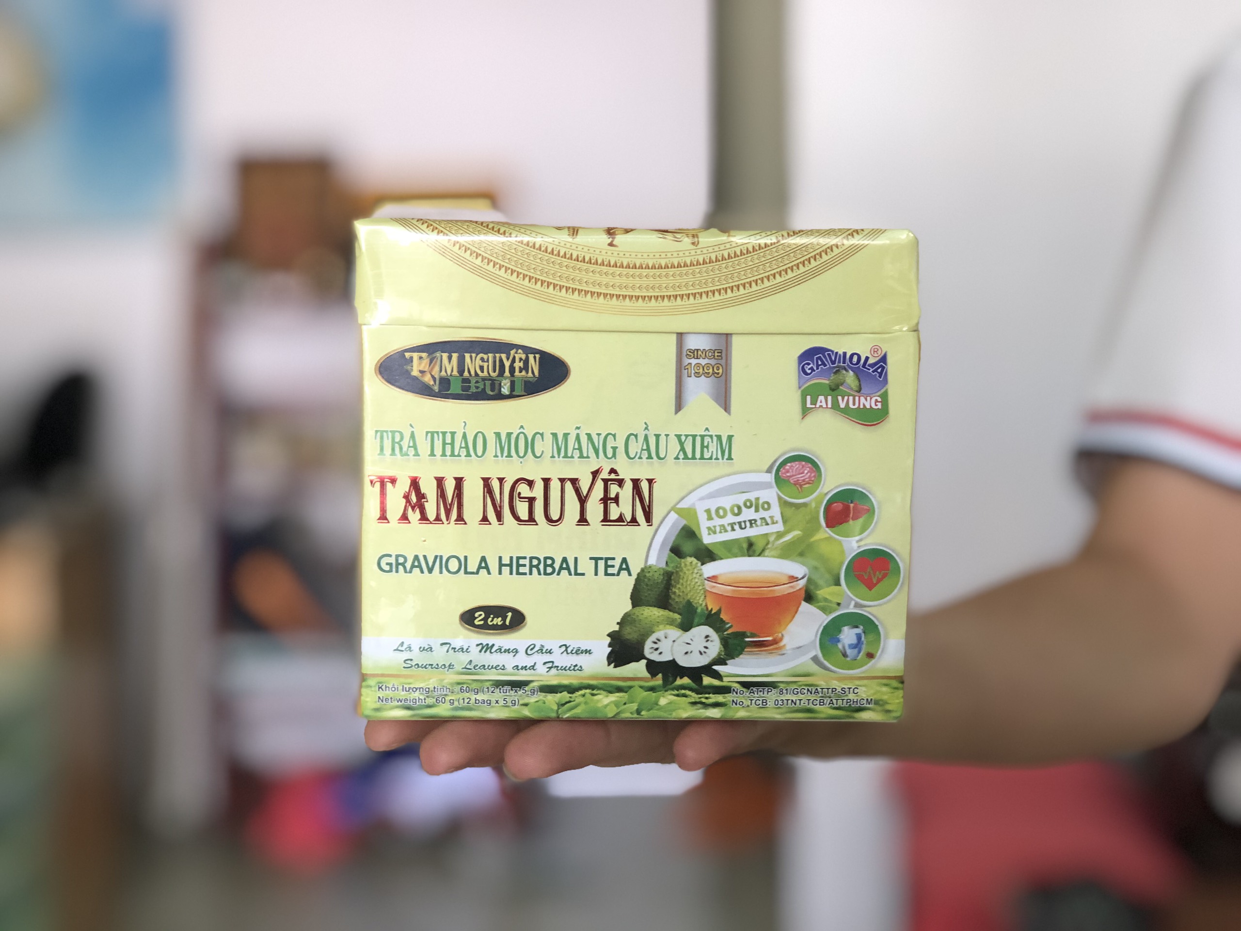 Trà thảo mộc mãng cầu