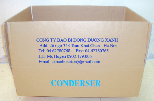 Thùng carton 5 lớp giấy màu nâu sóng AB