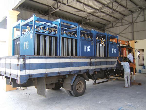 Xe chở rack chuyên dụng
