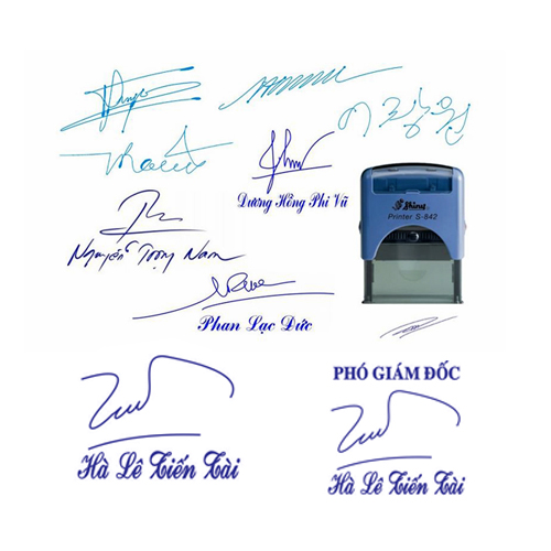 Khắc dấu chữ ký