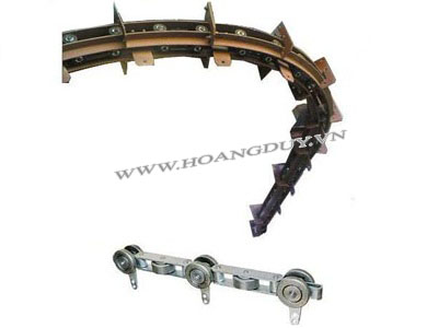 Băng tải xích treo ray V