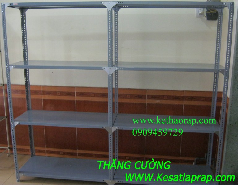 Kệ sắt V lỗ đa năng