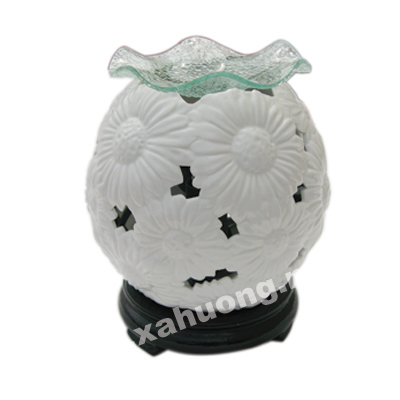 Bình gốm hoa cúc