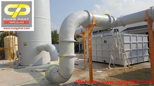 Ống khói hút hơi Acid Composite