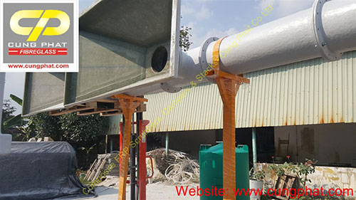Ống khói hút hơi Acid Composite