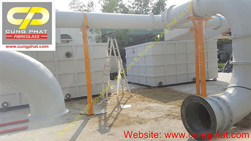 Ống khói hút hơi Acid Composite