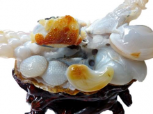 Mâm ngũ quả Agate