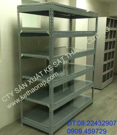 Kệ sắt V lỗ đa năng