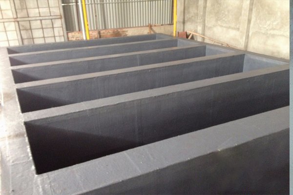 Bọc composite trên bể chứa hóa chất