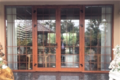 Cửa nhôm XingFa vân gỗ