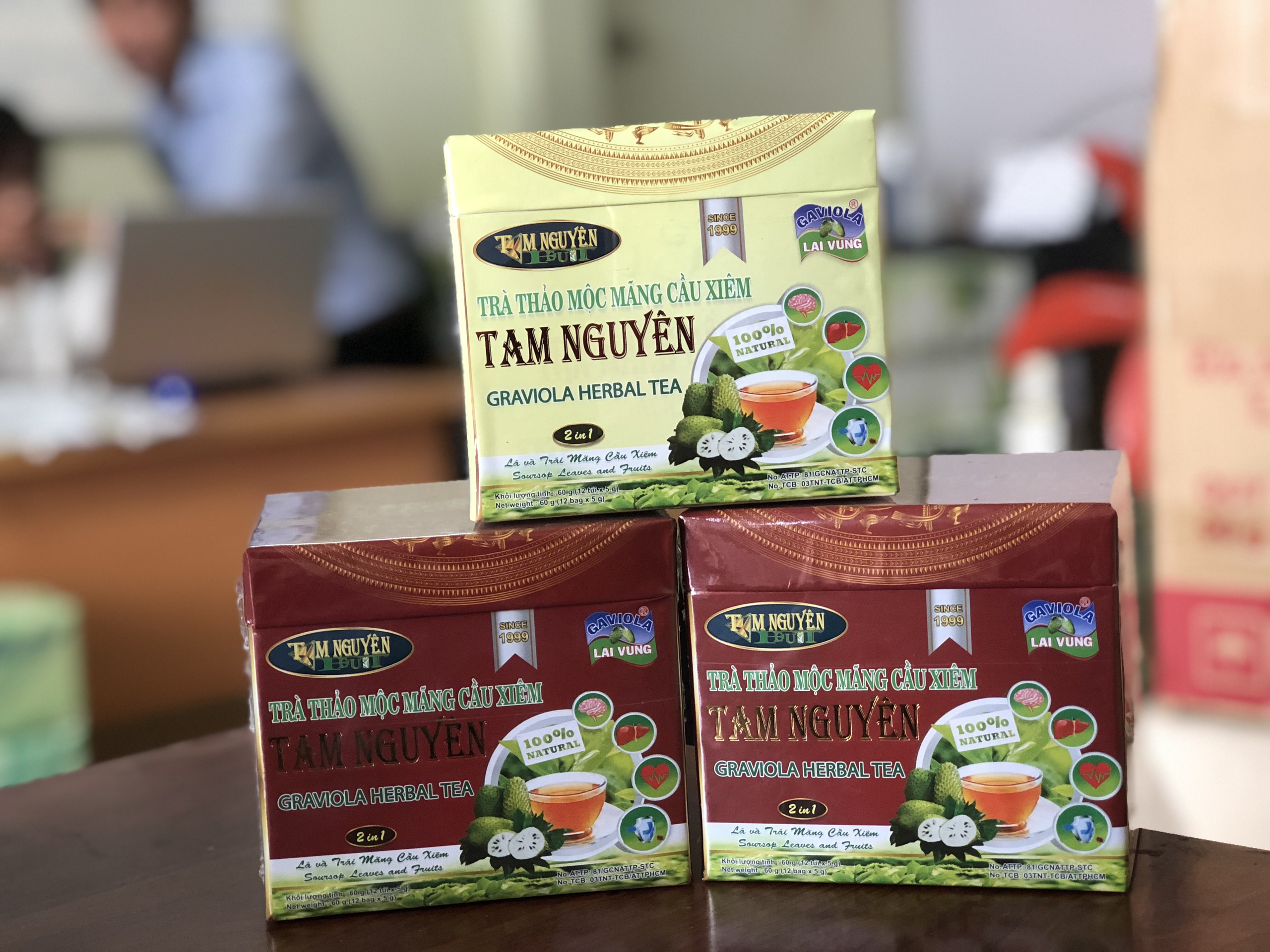Trà thảo mộc mãng cầu