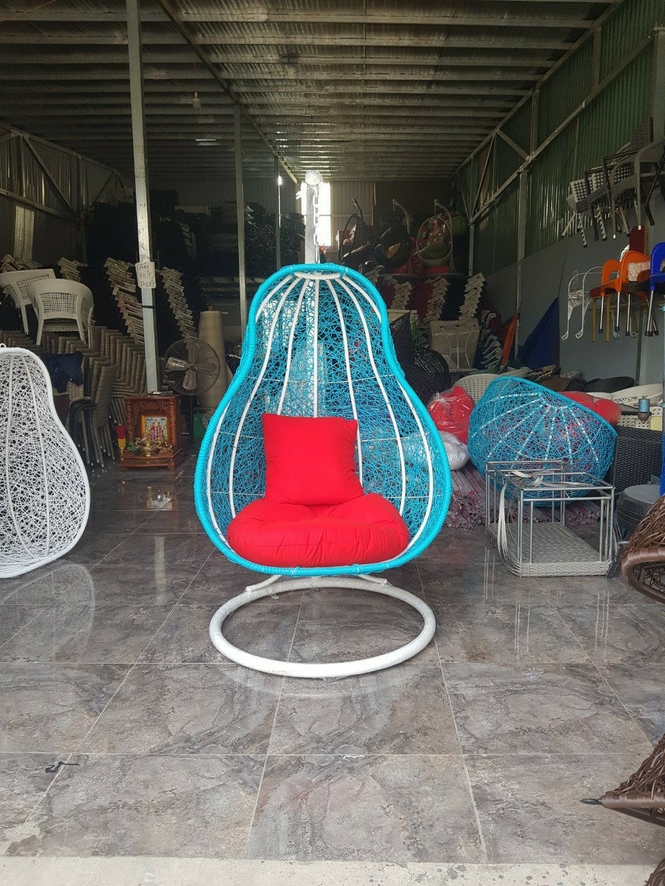Xích đu giả mây