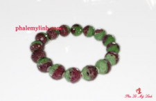 LT Ruby in Zoisite mài giác