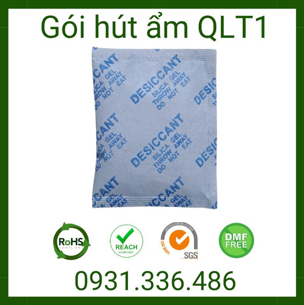 Gói hút ẩm 25g vải không dệt màu xanh