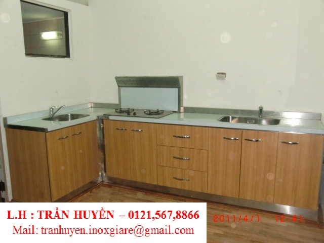 Tủ bếp inox
