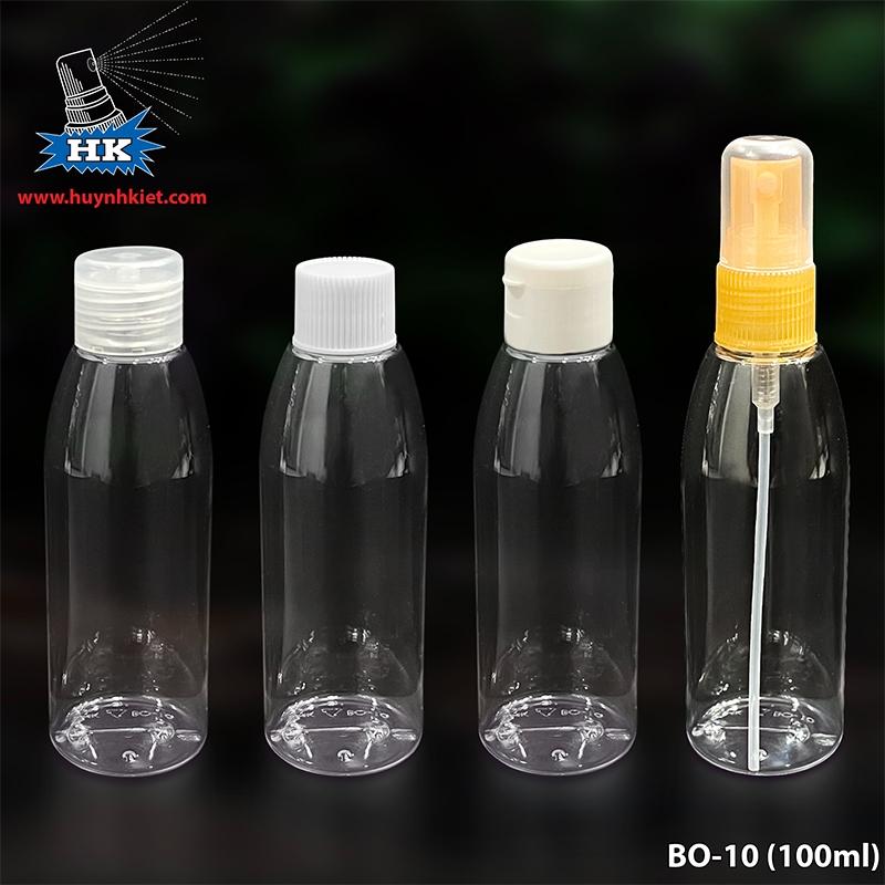 Bộ chai nhựa BO 10 100ml