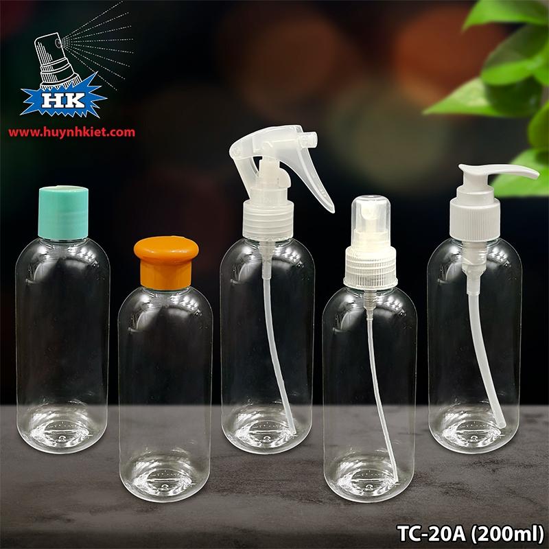 Bộ chai nhựa TC 20A 200ml
